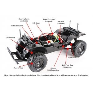 Внедорожник 1/10 - XB FJ Cruiser (CC-01) (2.4ГГц)
