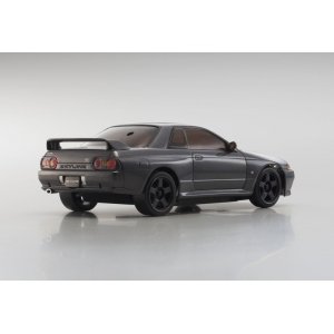 Модель спортивного автомобиля KYOSHO Mini-Z    MR-03 Sports NISSAN SKYLINE R-32 Gun Gray Metallic with LED