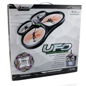 Радиоуправляемый квадрокоптер WL Toys UFO Drones V333 Headless Cyclone LED Edition 2.4G - V333LED