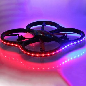 Радиоуправляемый квадрокоптер WL Toys UFO Drones V333 Headless Cyclone LED Edition 2.4G - V333LED
