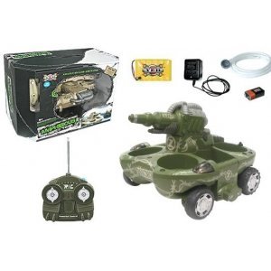 Радиоуправляемый танк-амфибия YED Amphibious Green Tank 35Mhz - 24883A