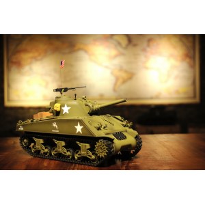 Радиоуправляемый танк Heng Long U.S. M4A3 Sherman масштаб 1:16 40Mhz - 3898-1