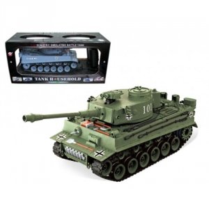 Радиоуправляемый танк HouseHold German Tiger Green масштаб 1:20 40Mhz - 4101-2