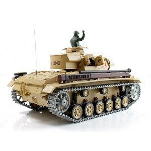 Радиоуправляемый танк Heng Long Tauch Panzer III Ausf H Pro масштаб 1:16 40Mhz - 3849-1PRO