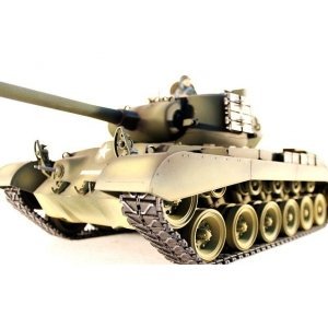 Радиоуправляемый танк Taigen M26 Pershing Snow Leopard Pro масштаб 1:16 2.4G - TG3838-1PRO