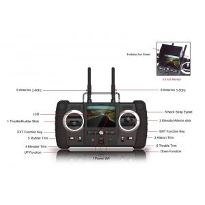 Радиоуправляемый самолет Hubsan Spy Hawk H301F FPV 2.4G - H301F