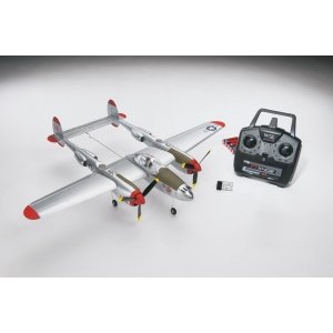 Радиоуправляемый самолет FlyZone Micro P-38 Lighting 2.4G - FLZA2310