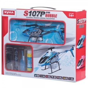 Радиоуправляемый вертолет Syma S107P Bubble 3CH ИК-управление - SYMA S107P