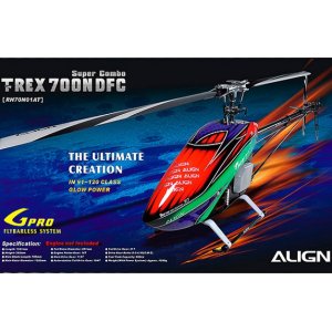 Радиоуправляемый вертолет Align T-Rex 700 Nitro DFC Super Combo (GPro) ARF - RH70N01AT