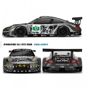 Машина на радиоуправлении RS4 Sport 3 FLUX Porsche 911 GT3