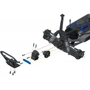 Радиоуправляемый джип TRAXXAS Stampede 4x4 VXL с системой стабилизации TSM