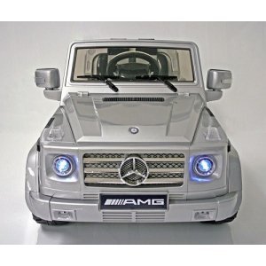 Радиоуправляемый детский электромобиль Mercedes Benz G55 Silver 12V 2.4G - DMD-178-S