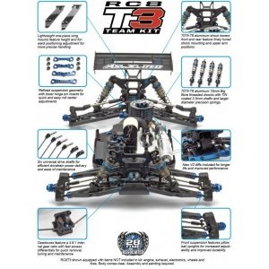 Трак 1/8 нитро - RC8T3 FT (набор для сборки)