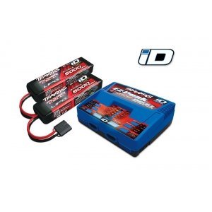 EZ-Peak Plus 4-amp NiMH/LiPo (Dual Output) + 2 Batteries 11.1V 5000mAh