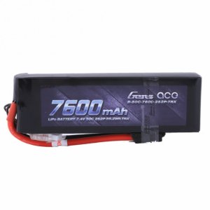 Аккумулятор Li-Po - 7.4В 7600мАч 2S2P 50C (Deans, EC3, Traxxas, Tamiya)