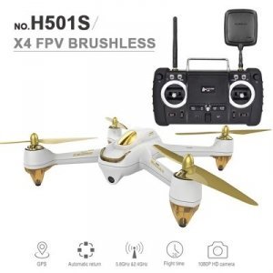 Кадрокоптер Hubsan X4 H501S Pro GPS FPV (белый) на радиоуправлении