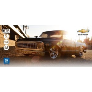 Шоссейная радиоуправляемая машина Vaterra Chevy C10 Pickup V100-S 4WD