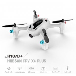 Квадрокоптер Hubsan H107D+ FPV (Передача видео, удержание высоты - барометр)