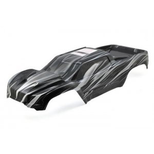 Кузов для автомодели Traxxas X-MAXX частично окрашенный под финишную покраску.