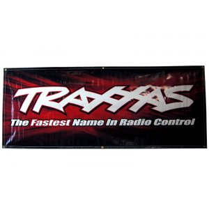 Баннер с логотипом Traxxas, размеры 2100х850мм.