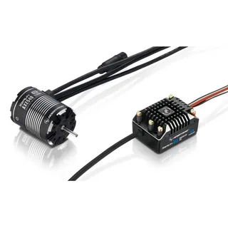 Бесколлекторная сенсорная система Xerun COMBO AXE 540 1200KV FOC для краулеров масштаба 1:10 — фото 4