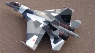 Модель самолета FreeWing Su-35 Flanker-E PNP (серый камуфляж) FJ30311P — фото 8