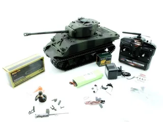 Радиоуправляемый танк Torro Sherman M4A3 76mm, 1/16 2.4G, ИК-пушка — фото 10