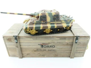 САУ Torro Jagdtiger (Metal Edition) 1/16 2.4G, ВВ-пушка, деревянная коробка
