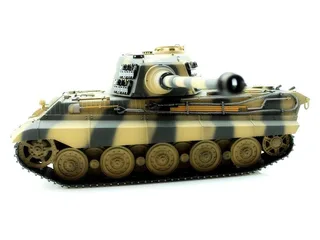 Torro King Tiger (башня Henschel) 1/16 2.4G, ИК-пушка, деревянный ящик — фото 13