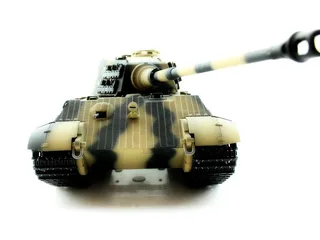 Torro King Tiger (башня Henschel) 1/16 2.4G, ИК-пушка, деревянный ящик — фото 4