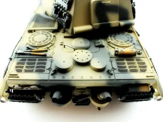 Torro King Tiger (башня Henschel) 1/16 2.4G, ИК-пушка, деревянный ящик — фото 9