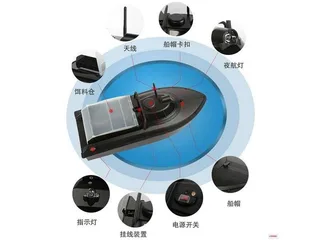 Радиоуправляемый катер для рыбалки Jabo 2AG GPS 2.4G RTR — фото 12