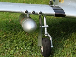 Радиоуправляемый самолет Top RC P-51D синий 750мм 2.4G 4-ch LiPo RTF top018C — фото 3