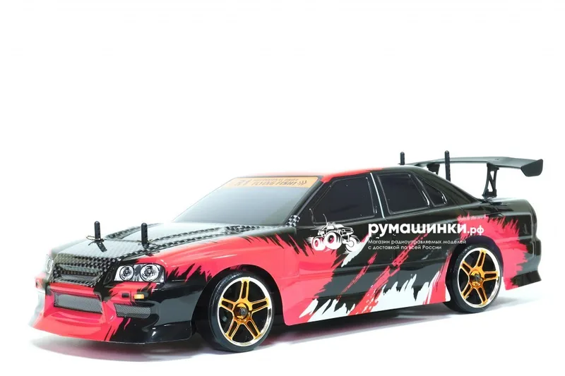 Радиоуправляемый машинка для дрифта HSP Flying Fish 1 - 1:10 4WD - 94123PRO-12335 (Кузов Nissan R34 Skyline)