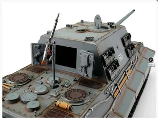 Радиоуправляемый танк Torro Jagdtiger, башня Henschel 1/16 дым (для ИК боя) V3.0 2.4G RTR TR11511-GY-3.0 — фото 3