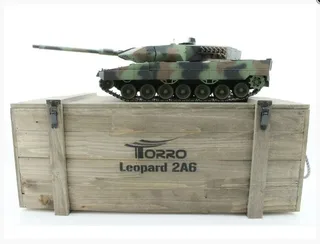 Радиоуправляемый танк Taigen 1/16 Leopard 2 A6 (Германия) (для ИК боя) САМО V3.0 2.4G RTR TG3889-1B-CM-IR3.0 — фото 2