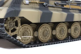 Радиоуправляемый танк инфракрасный Torro King Tiger 1/16 дым (для ИК боя) V3.0 2.4G RTR TR11510-CA-3.0 — фото 11