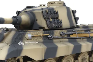 Радиоуправляемый танк инфракрасный Torro King Tiger 1/16 дым (для ИК боя) V3.0 2.4G RTR TR11510-CA-3.0 — фото 12