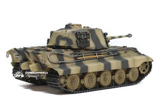 Радиоуправляемый танк инфракрасный Torro King Tiger 1/16 дым (для ИК боя) V3.0 2.4G RTR TR11510-CA-3.0 — фото 7