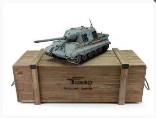 Танк Torro Jagdtiger, башня Henschel 1/16 откат ствола (для ИК боя) V3.0 2.4G RTR TR11411-GY-3.0