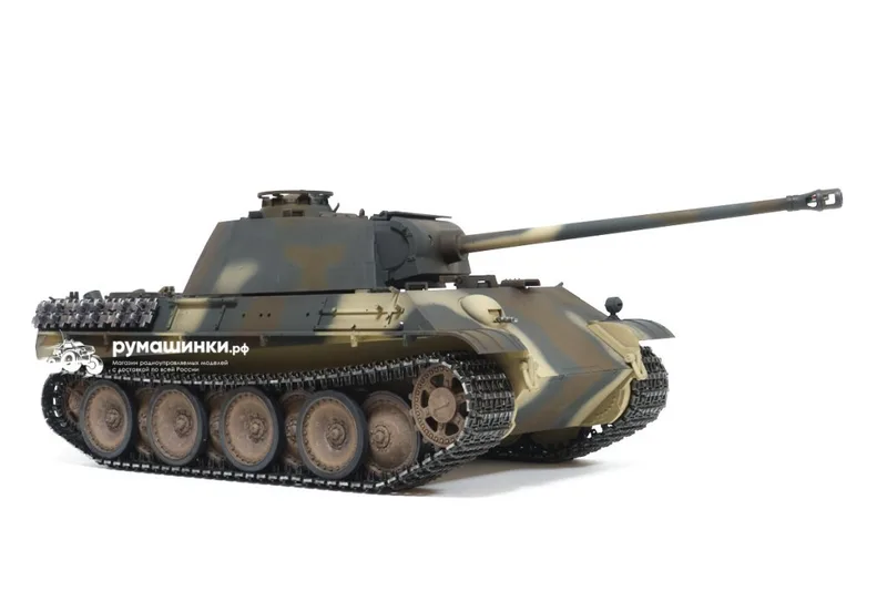 Радиоуправляемый танк Taigen 1/16 Panther type G (Германия) откат ствола (для ИК боя) V3 2.4G RTR TGIF3879G-B1 3.0