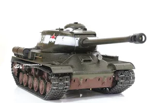 Радиоуправляемый танк Taigen 1/16 ИС-2 модель 1944, СССР, зеленый, (для ИК танкового боя) V3 2.4G TG3928-1G-IR3.0 — фото 4