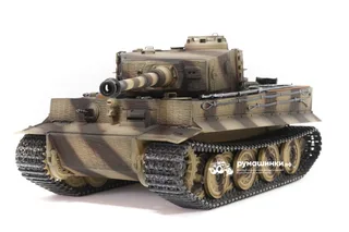 Радиоуправляемый танк Taigen 1/16 Tiger 1 (Германия, поздняя версия) дым (для ИК боя) V3 2.4G RTR TGIS3818-D1-3.0 — фото 6