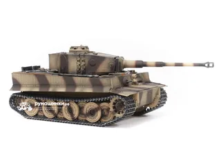 Радиоуправляемый танк Taigen 1/16 Tiger 1 (Германия, поздняя версия) дым (для ИК боя) V3 2.4G RTR TGIS3818-D1-3.0 — фото 7