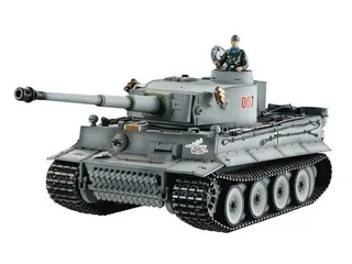 Танк на пульте управлении Taigen 1/16 Tiger 1 (Германия, ранняя версия) дым (для ИК боя) V3 2.4G RTR TGIS3818-C1-3.0