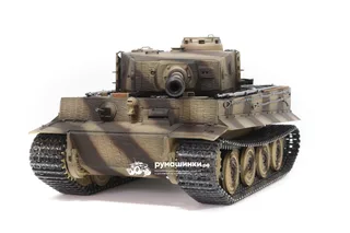 Танк на радиоуправлении Taigen 1/16 Tiger 1 (поздняя версия) HC, ИК-пушка, башня на 360, подшипники в ред., откат V3 TG3818-1D-BTR-IR3.0 — фото 5