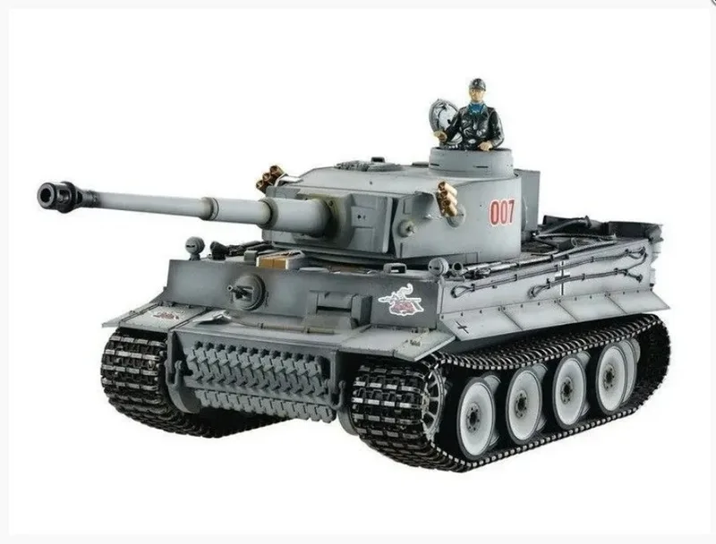 Радиоуправляемая танк Taigen 1/16 Tiger 1 (ранняя версия) HC, ИК-пушка, башня на 360, подшипники в ред., откат V3 TG3818-1C-BTR-IR3.0