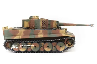 Радиоуправляемый танк Taigen 1/16 Tiger 1 (Германия, средняя версия) (для ИК боя) V3 2.4G RTR TG3818-E-IR3.0 — фото 6
