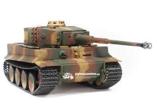 Радиоуправляемый пневматический танк Taigen 1/16 Tiger 1 (Германия, средняя версия) V3 2.4G RTR TG3818-E3.0 — фото 4