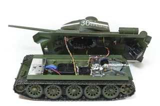 Радиоуправляемый танк с пневматикой Taigen 1/16 Советский (СССР) дым V3 2.4G RTR TGAS3909-B3.0 — фото 21